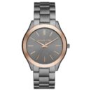 Michael Kors Men's Slim Runway Black Rose Watch - MK8576